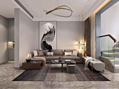 恒基碧桂园180平方别墅现代装修案例