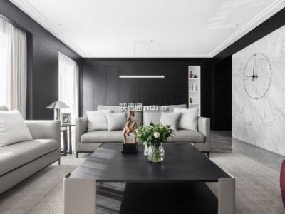 莲花尚院79平现代简约风格装修案例