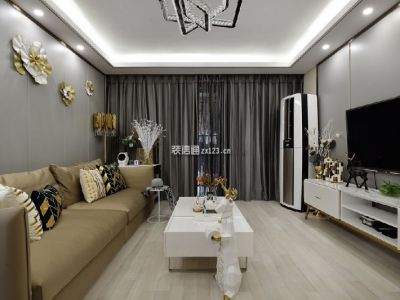 莲花首岸115平现代简约风格装修案例