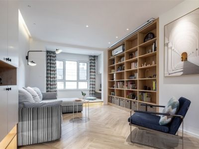 龙光江南院子现代风格98平装修案例