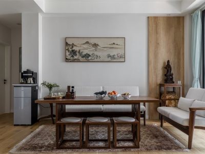 龙光天瀛中式风格110平装修案例