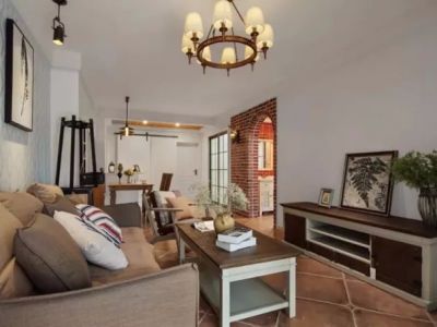 万科第五园美式风格94平装修案例