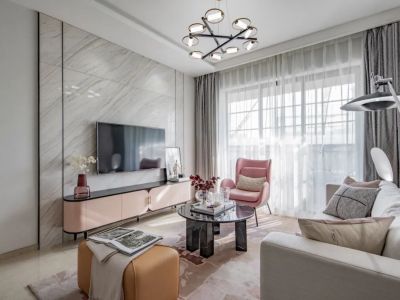 龙湖·紫宸现代风格120平米装修案例