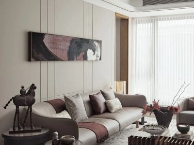 绿地东海岸·滇峰现代风格107平米装修案例