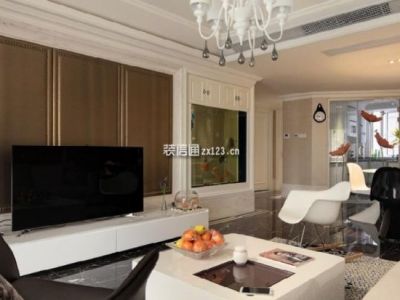 麓山印象90平现代简约风格装修案例