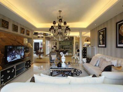 湖滨美院新古典风格161平米别墅装修案例