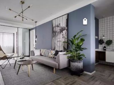 三亚一山湖简约风格72平装修案例