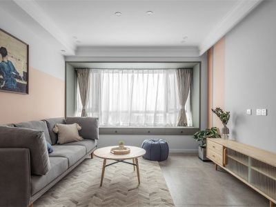 碧桂园海棠盛世现代风格112平装修案例