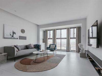 金地水木海棠现代风格130平装修案例