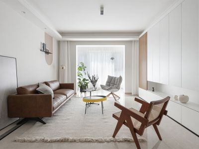 藏珑白塔湾里118平米简约风格三居室装修案例