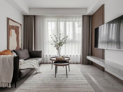 中海康城115平米北欧风格三居室装修案例