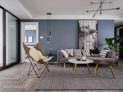 月星中央公园116平米现代简约三居室装修案例