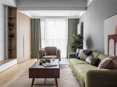 融创未来海现代风四居室133平米设计效果图案例