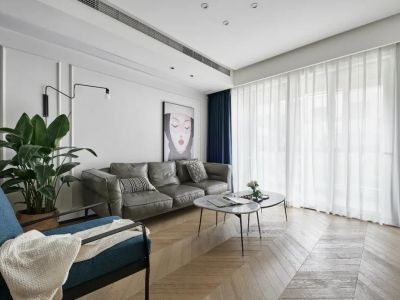 御景湾160㎡四居室北欧风格装修案例