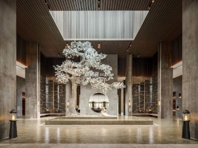 4500平中式酒店装修案例