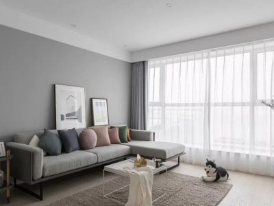 西江瑞府113㎡三居室现代风格装修案例