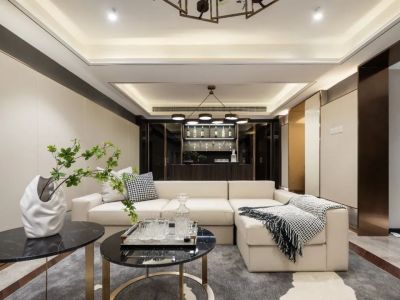 金辉优步花园142平中式风格三居室装修案例