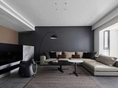 华润琨瑜府134平简约风格三居室装修案例