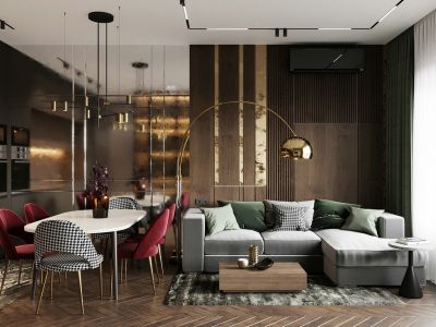 保利天禧98平北欧风格二居室装修案例