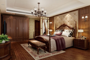 [成都瑞丽装饰]卧室美式风格背景墙如何设计