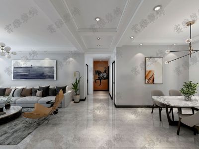 康桥132㎡平方极简装修案