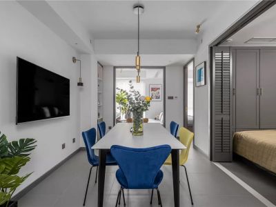 曲江·华著中城78平简约风格二居室装修案例