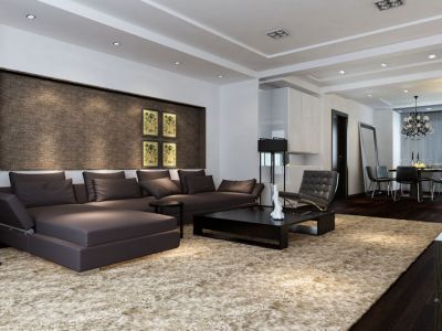 佳兆业164平现代风格平层装修案例