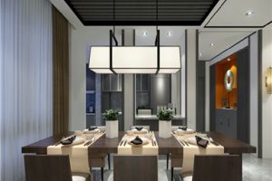 [深圳华庭装饰]餐厅灯具如何选择 客厅吊顶餐厅灯搭配技巧