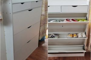 [太原创艺佳装饰公司]鞋柜深度与设计总结，鞋柜尺寸设计!