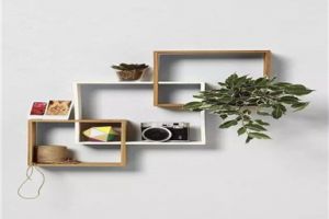 [南充业之峰装饰]墙面搁架造型 墙面装饰材料介绍