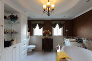 [沈阳东易日盛装饰]卫生间圆形吊顶设计技巧和方法 卫生间圆形吊顶注意事项