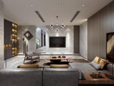 阳光天悦府120平方四室现代装修案例