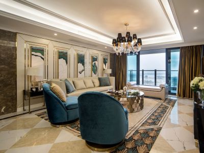 怡龙苑160平方四室美式装修案例