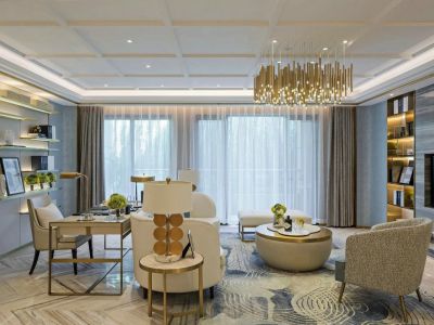 俊豪中央大街150平方四室美式装修案例