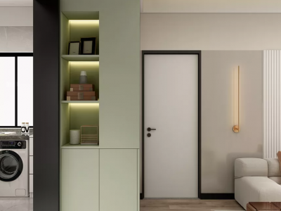 金易中央公园74平两房两厅北欧风格装修案例