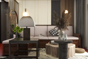 [株洲欧派整装大家居]恒丰小区140平三房两厅新中式风格案例