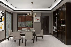 [株洲欧派整装大家居]新桂广场140平三房两厅新中式风格