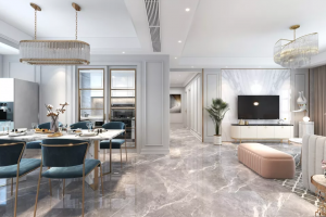 [长治城市人家装饰]城市生活家150平四房两厅轻奢风格案例