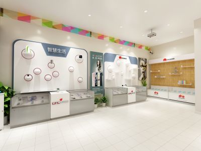 濮阳市电信营业厅120平米现代风格装修案例