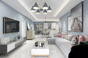 [长治城市人家装饰]帝景苑113平三房两厅现代简约风格