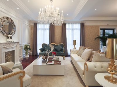 塘朗城140平米欧式风格四居装修案例