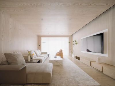 首府壹品102平简约风格二居室装修案例