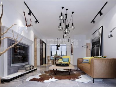 书香世家120平三居室欧式简约装修案例