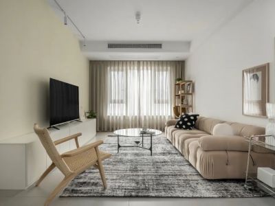 恒大御澜庭98平现代风格二居室装修案例