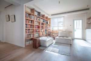 [临沧粤湛装饰]125平原木风设计，清新自然，满满的书香气!