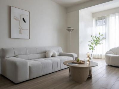 置地广场92平北欧风格二居室装修案例