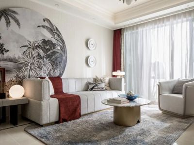 碧桂园领秀78平现代风格二居室装修案例