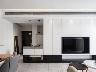 金旭之光80㎡二居室现代风格装修案例