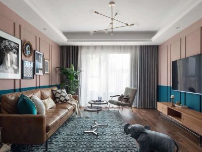 南湖碧园105平米现代风三居装修案例