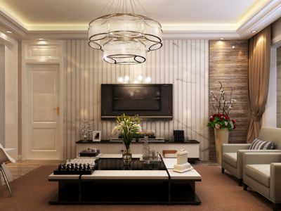 中源明珠150平米现代风装修案例